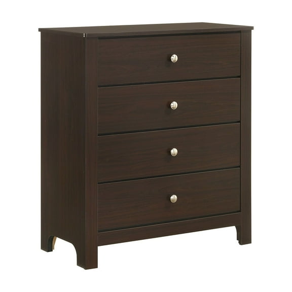 Picket House Furnishings Santino 4-Drawer Chest in Espresso