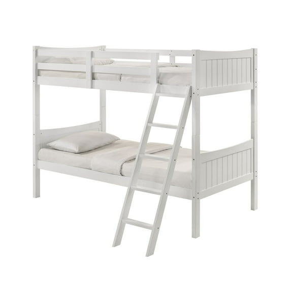 Picket House Furnishings Santino Over Twin Bunk White