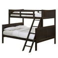 thumbnail image 1 of Picket House Furnishings Santino Twin Over Full Bunk Bed in Espresso, 1 of 9
