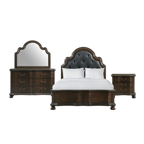 Picket House Furnishings Serena Queen 2-Drawer Platform Storage 4PC Bedroom Set