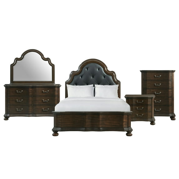 Picket House Furnishings Serena Queen 2-Drawer Platform Storage 5PC Bedroom Set