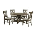 thumbnail image 1 of Picket House Furnishings Stanford Round 5PC Dining Set-Table & Four Chairs, 1 of 12
