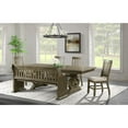 thumbnail image 1 of Picket House Furnishings Stanford Standard Height 6PC Dining Set-Table, 4 Side Chairs & Pew Bench, 1 of 17