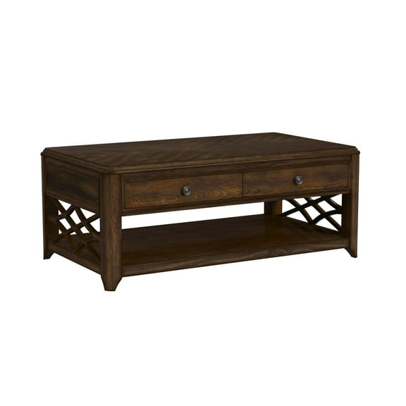 Picket House Furnishings Stark Lift-Top Coffee Table in Cherry