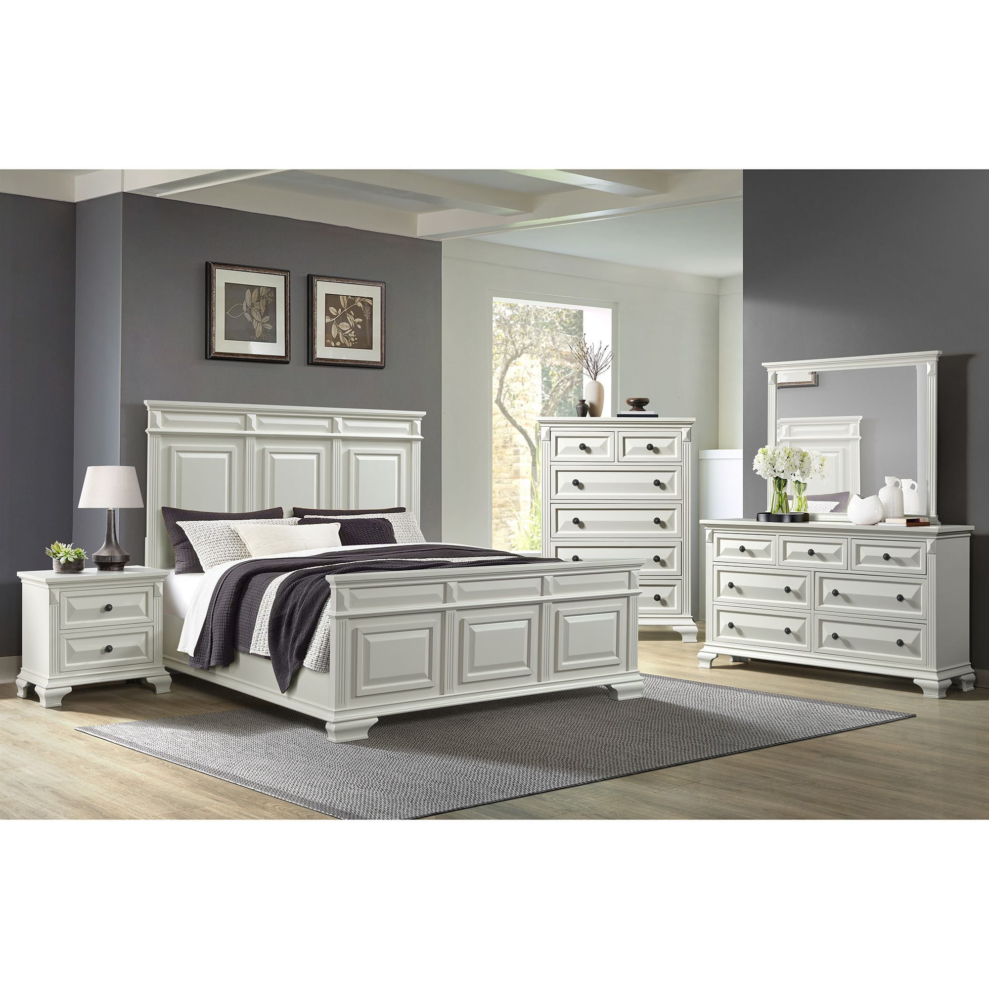 Picket House Furnishings Sumner 6-Drawer Chest in Antique White ...