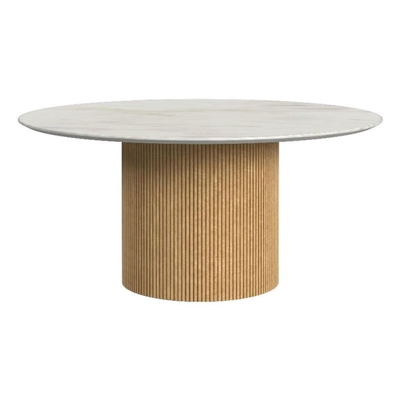 Picket House Furnishings Sutton 3PC Occasional Table Set with White/Natural