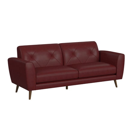 Symphony 2PC Living Room Set in Ling Dian Red Sofa and Loveseat