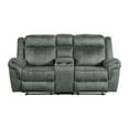 thumbnail image 1 of Picket House Furnishings Tasso Motion Loveseat with Console in FB367 Charcoal, 1 of 6
