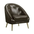 thumbnail image 1 of Picket House Furnishings Taya Chair with Gold Legs In Brown, 1 of 4