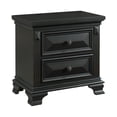 thumbnail image 1 of Picket House Furnishings Trent 2-Drawer Nightstand in Antique Black, 1 of 9