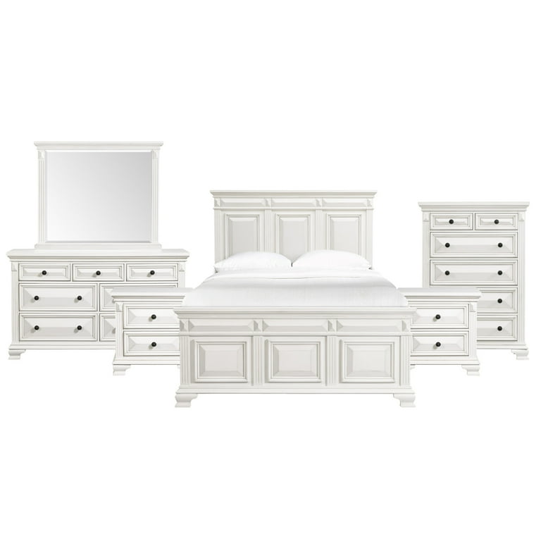 Picket house furnishings trent cheap panel bedroom set