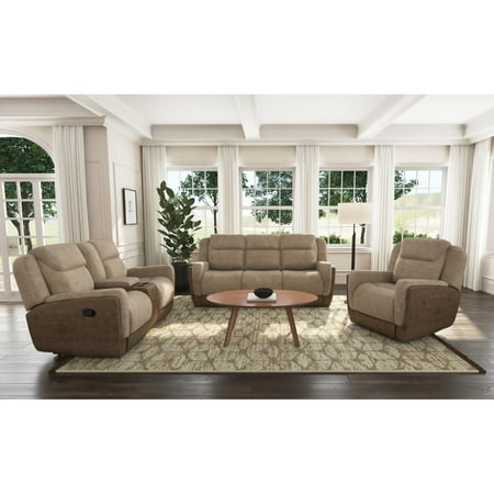Picket House Furnishings Viper Motion Sofa in Rancho Beige