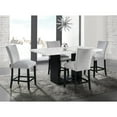 thumbnail image 1 of Picket House Furnishings Willow White Marble Counter Height Dining Table, 1 of 3