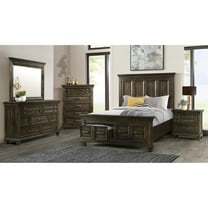 Picket House Furnishings Windom 2-Drawer Nightstand with USB in Charcoal