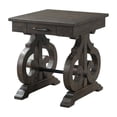 thumbnail image 1 of Picket House Furnshings Stanford Chair Side Table in Brown, 1 of 8