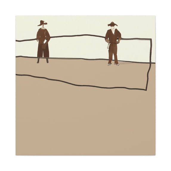 "Picket Line Protestors" - Canvas