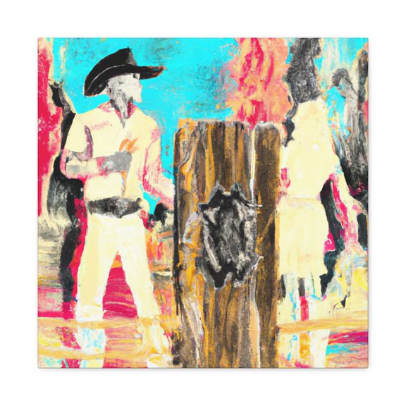 "Picket Power Protesting" - Canvas