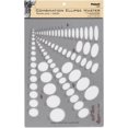Pickett Combination Ellipse Master Template, 15 Degree, 30 Degree, 45