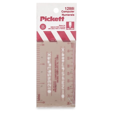 Pickett Computer Numerals Template