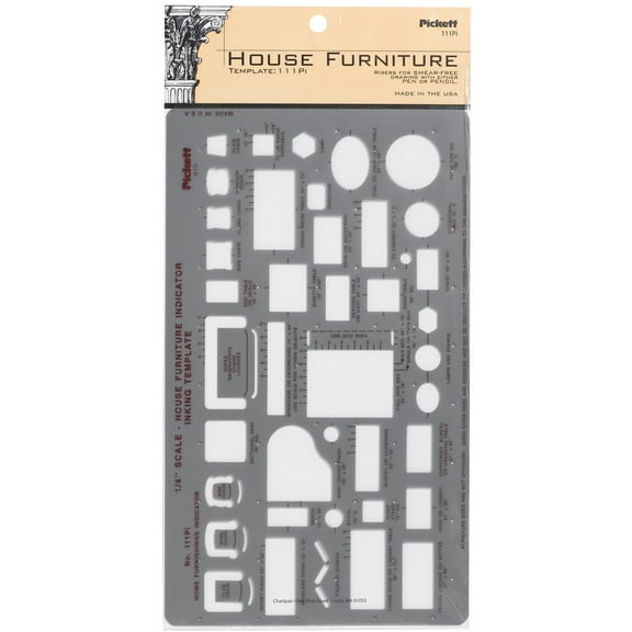 Pickett House Furniture Indicator Inking Template