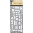 Pickett House Plan Fixtures Kitchen and Bath Template, 1/4 Inch Scale
