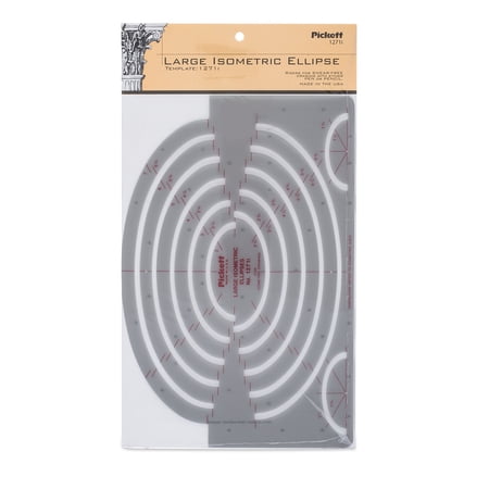 Pickett Large Isometric Ellipse Template (1271I)