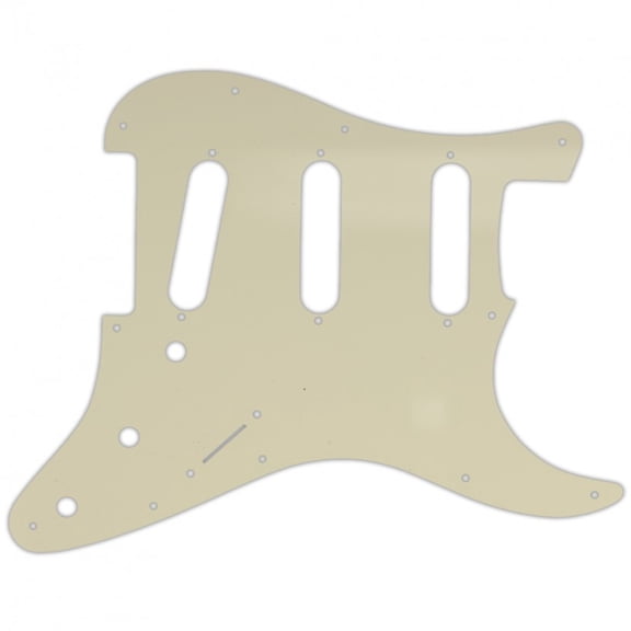 Pickguard For Fender Standard Strat 3-Ply - Parchment