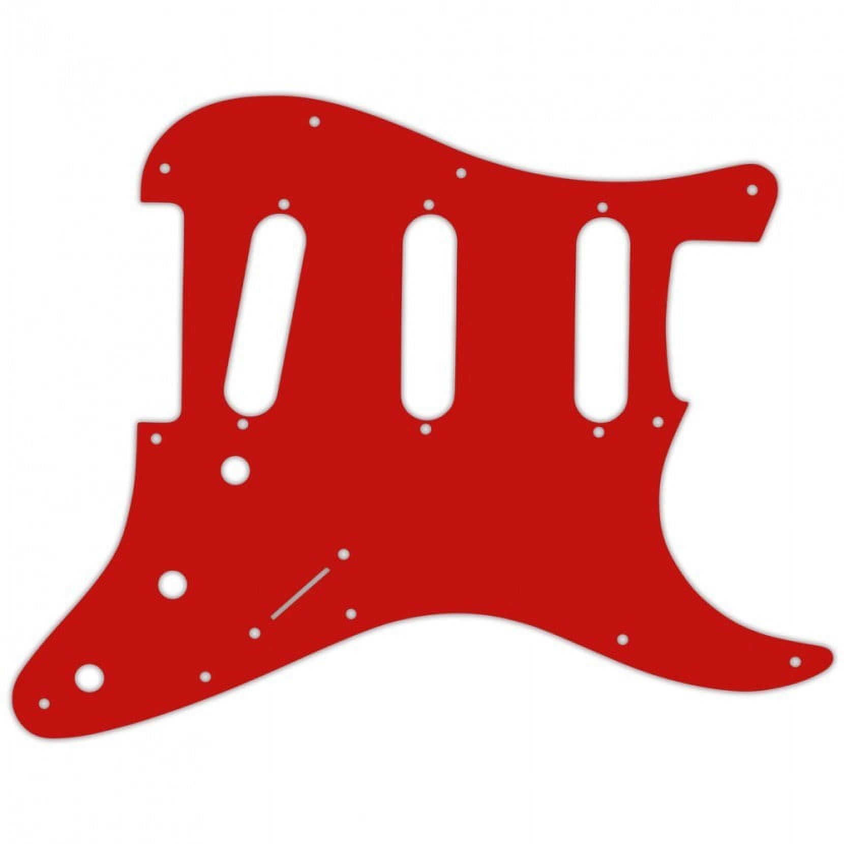 Pickguard For Fender Standard Strat 3-Ply - Red