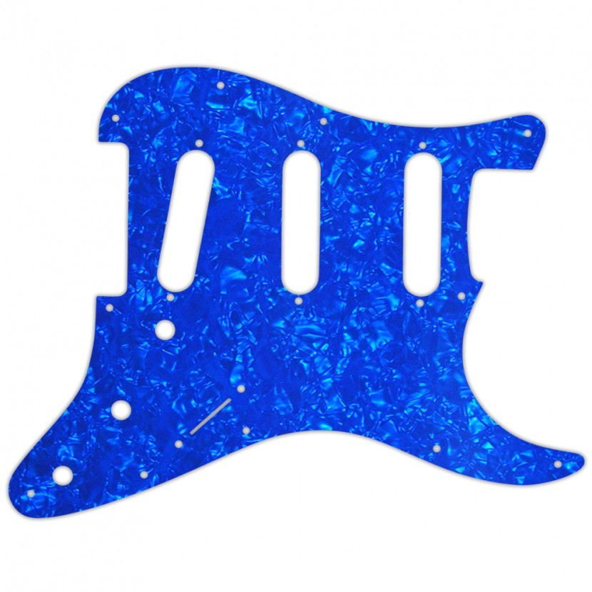 Pickguard For Fender Standard Strat - Blue Pearl
