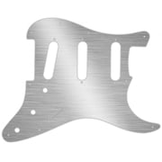 Pickguard For Fender Standard Strat - Brushed Silver