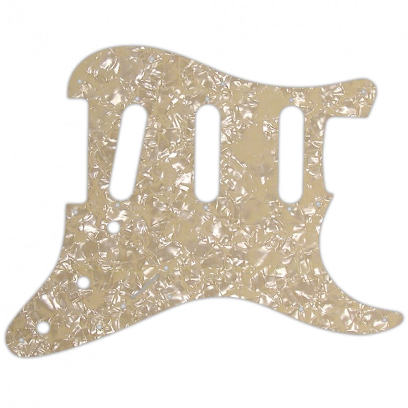 Pickguard For Fender Standard Strat - Cream Pearl