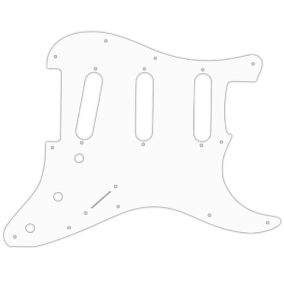 Pickguard For Fender Standard Strat Thin - White