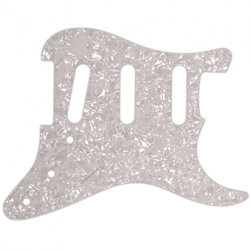 Pickguard For Fender Standard Strat - White Pearl