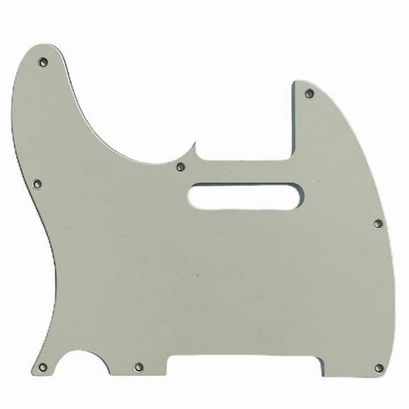 Pickguard For Left-Handed Fender Tele, 8 Mounting Holes, 3-Ply - PARCHMENT