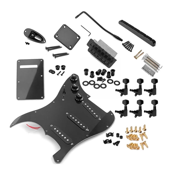 Pickguard Plate,Diy Kit Prewired St Style Set Kit Prewired Sss Style Set Diy Set Diy Kit Prewired Sss Pickups Rusuo St Diy Plate St Set St Siuke And St Diy