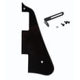 thumbnail image 1 of Pickguard for Chinese Made Epiphone Les Paul Standard Modern Style with Bracket Black 1 Ply Black, 1 of 10