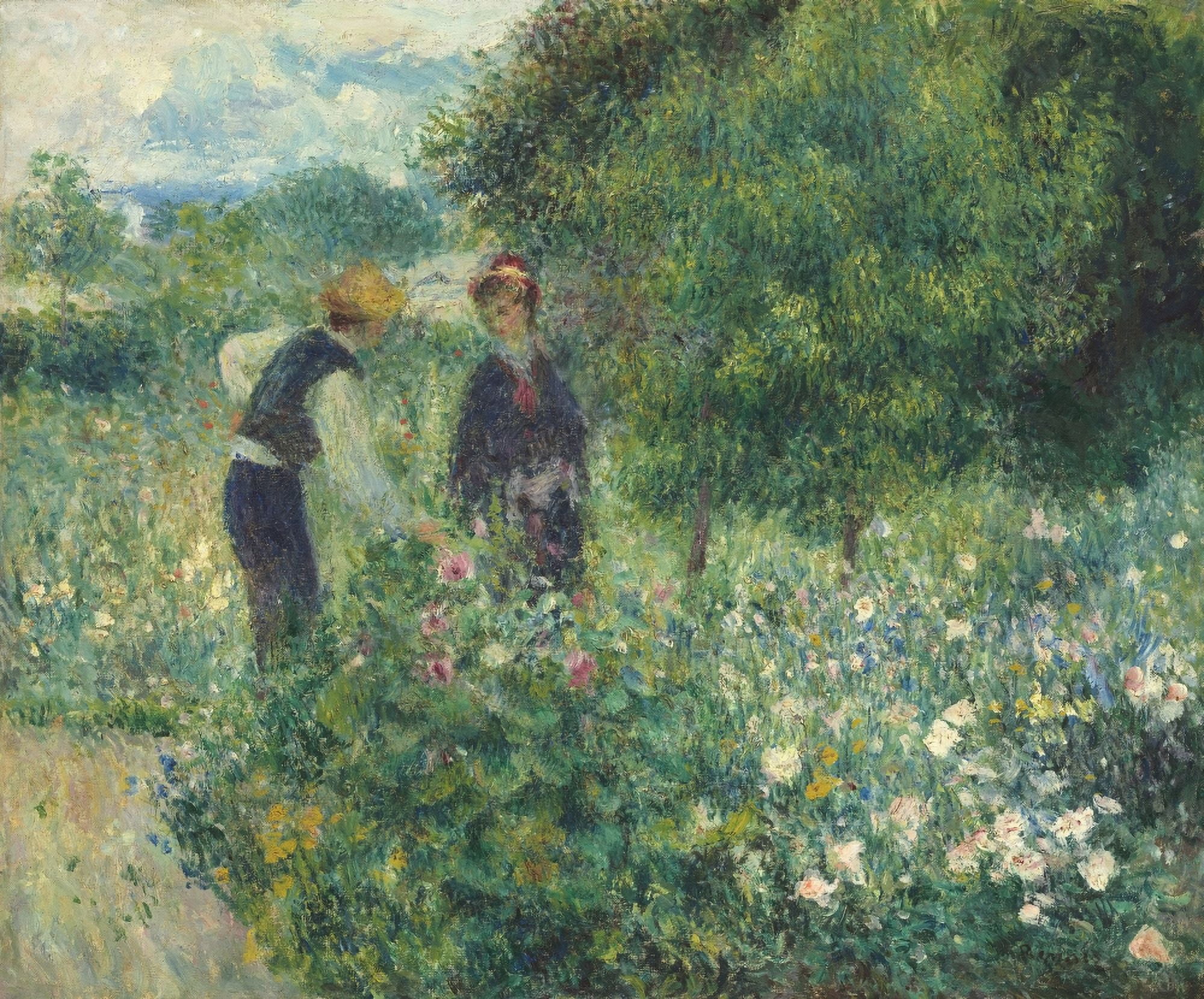 Picking Flowers Canvas Art - (24 x 18)