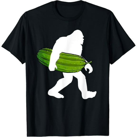 Pickle Art For Men Women Kids Bigfoot Cucumber Pickle Lover T-Shirt