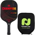 thumbnail image 1 of Champion Eclipse Graphite Pickleball Paddle - Red/Yellow| Polymer Honeycomb Core, Graphite Hybrid Composite Face | Lightweight | Paddle Cover Included, 1 of 3