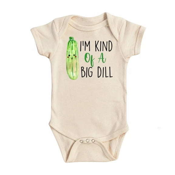 Pickle Big Dill Newborn Baby Bodysuit