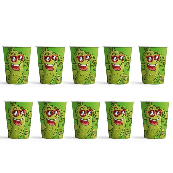 Pickle Birthday Party Supplies Cups Tableware Disposable Paper Mouthwash Drinking Cups