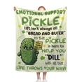 thumbnail image 1 of Pickle Blanket Funny Gift for Girl Women - Pickles Gift for Pickles Lover - Fleece Throws Food Lightweight Sheet Super Soft Toddler Kid Flannel Blankets for for Bed/Sofa -50"x60" Inches, 1 of 1