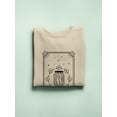 thumbnail image 1 of Pickle Card Sweatshirt Women's -SmartPrintsInk Designs, 1 of 4