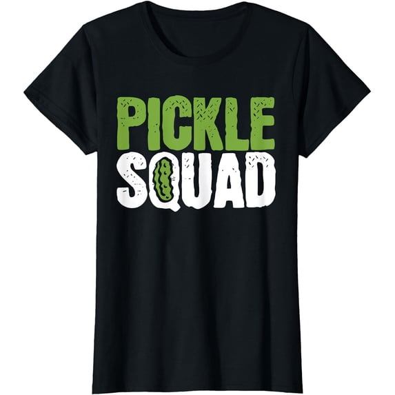 Pickle Cucumber Vegan Squad Green Grocer T-Shirt