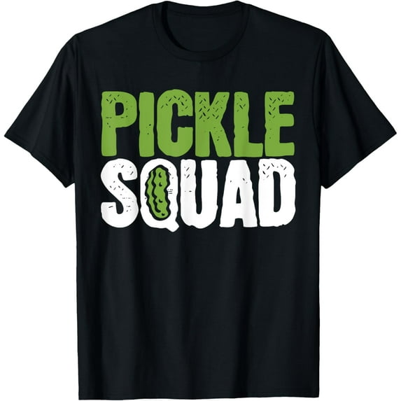 Pickle Cucumber Vegan Squad Green Grocer T-Shirt