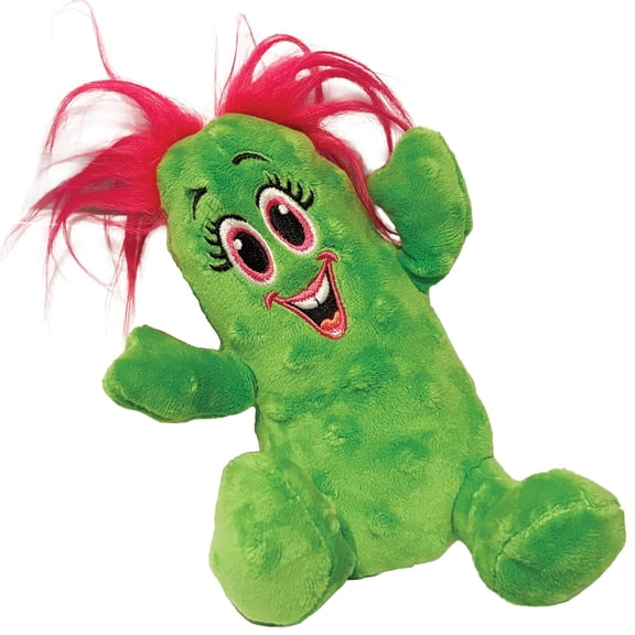 Pickle Everything: GigglePickles - Relisha - 6" Plush Character Toy, Shake For Giggle Sound, Embroidered Funny Face & Crazy Hair, Bag Loop, Kids 3+