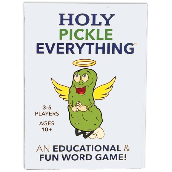 Pickle Everything: Holy - Faith-Based Word Game, Party Card Game, Guess The "P" Words, 3 Ways to Play, Illustrated Clues, Family Ages 10+, 3-5 Players