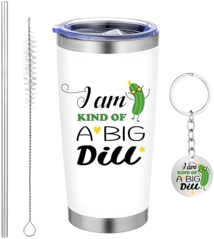 Funny Pickle Keychain – 'Just A Girl Who Loves Pickles' Gift For Pickle Lovers, Birthday Christmas Stocking Stuffer For Women & Teens