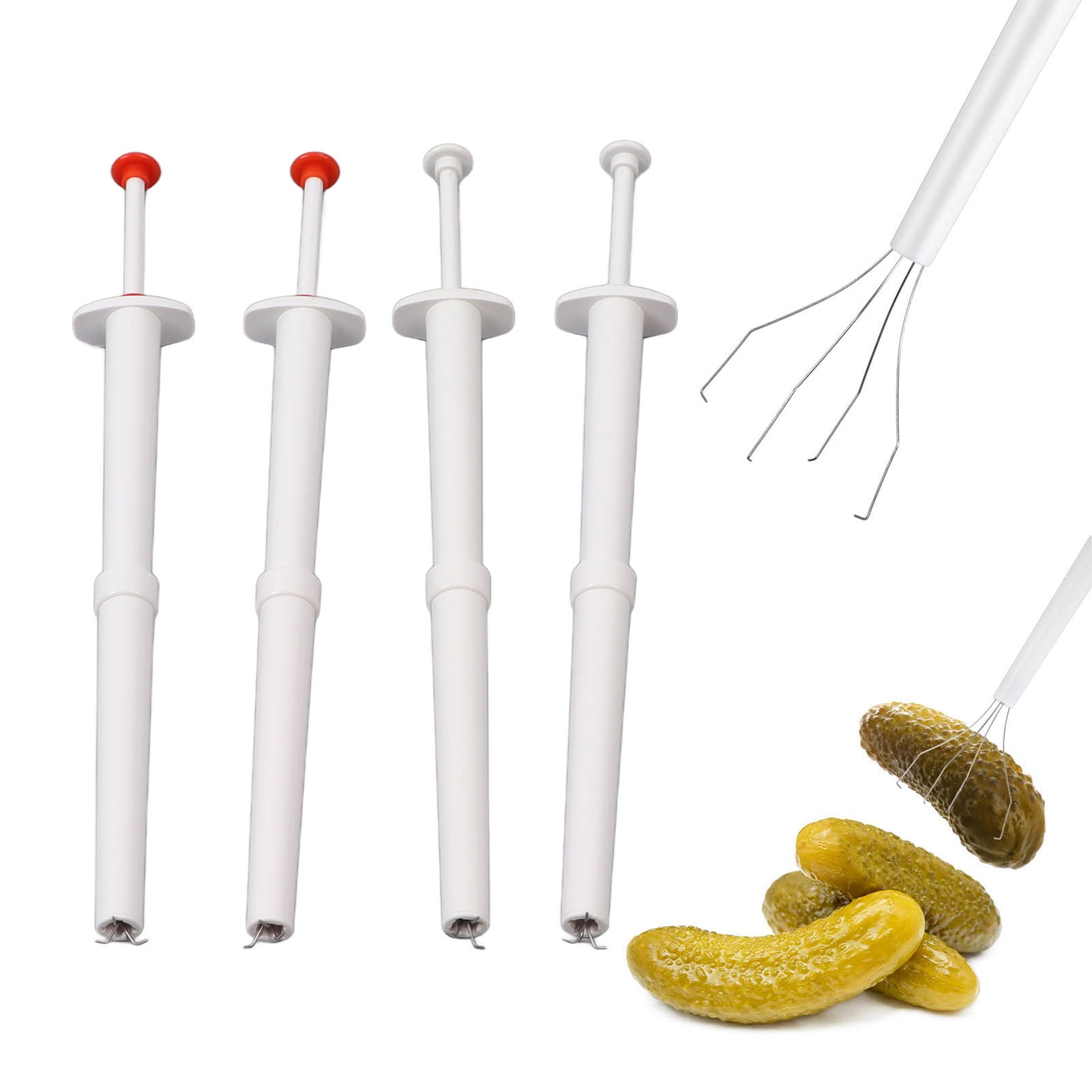 Pickle Grabber Tool, Stainless Steel Claws Easy To Use Rustproof Pickle