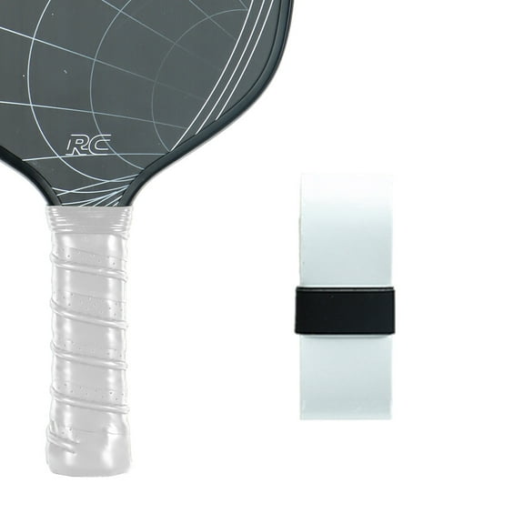 Pickle Grips Pickleball Paddle Grip Tape - Overgrip Grip Wrap for Pickleball Racket - Moisture Wicking Paddle Grip Wrap (2 Pack) - White